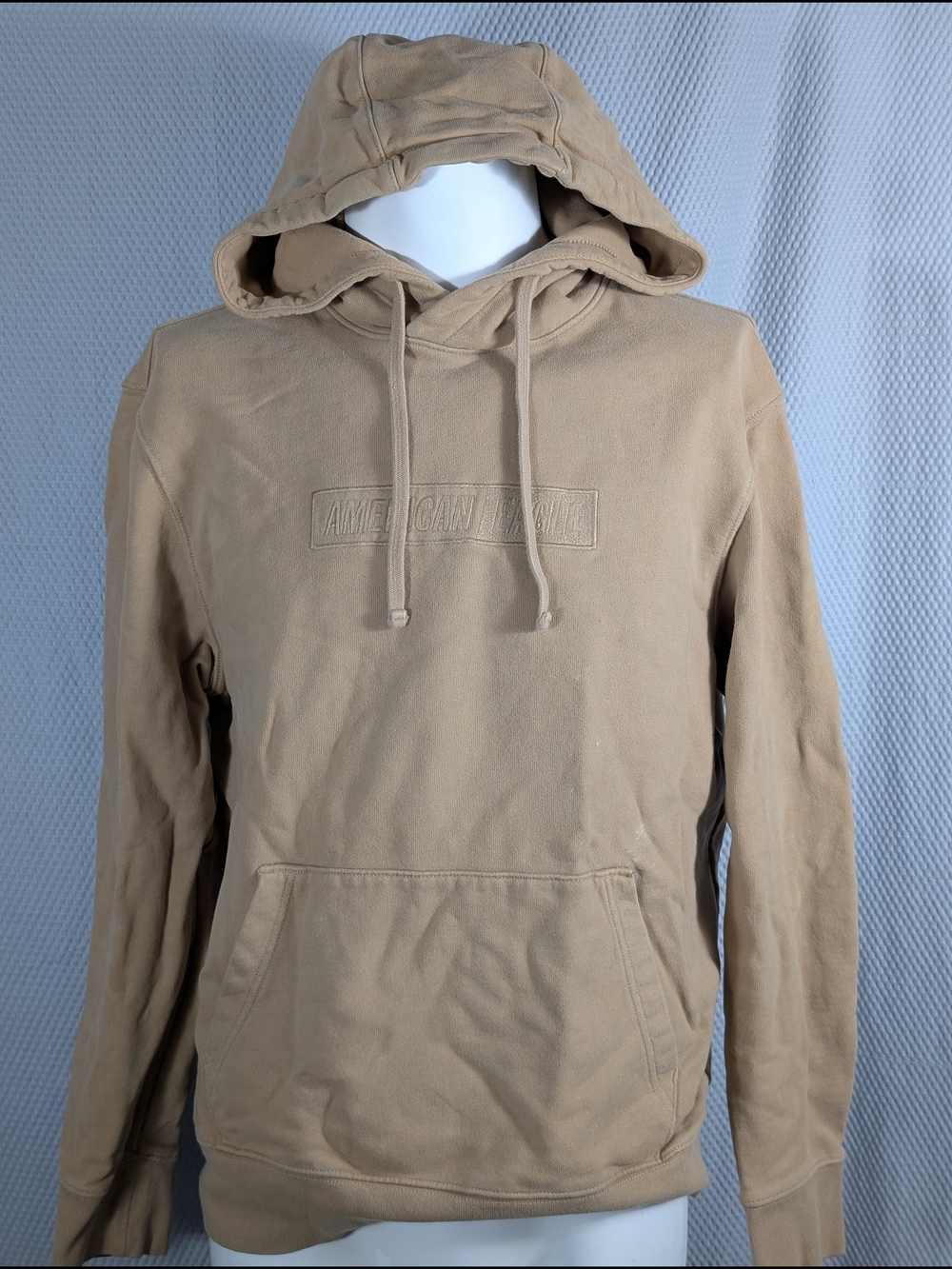 American Eagle Outfitters Beige Embossed Logo Hoodie